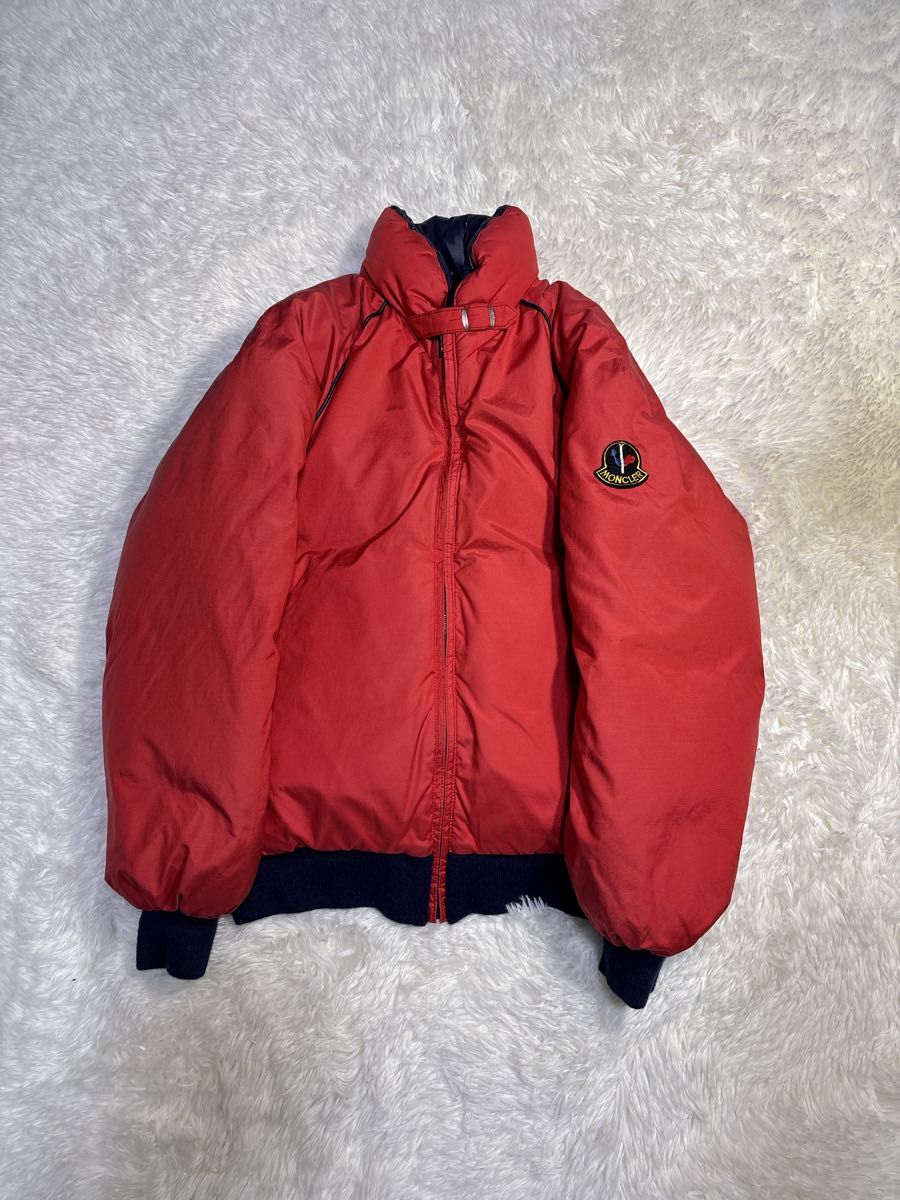 美品 モンクレール×アシックス 80年代リバーシブル ダウンジャケット