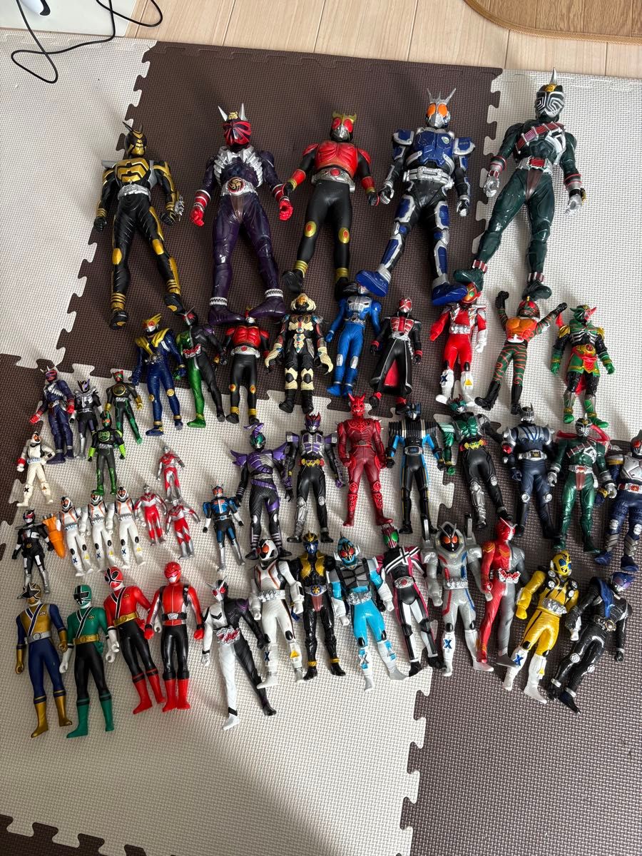 仮面ライダー ソフビ フィギュア 大量 まとめ売り 50体以上｜Yahoo