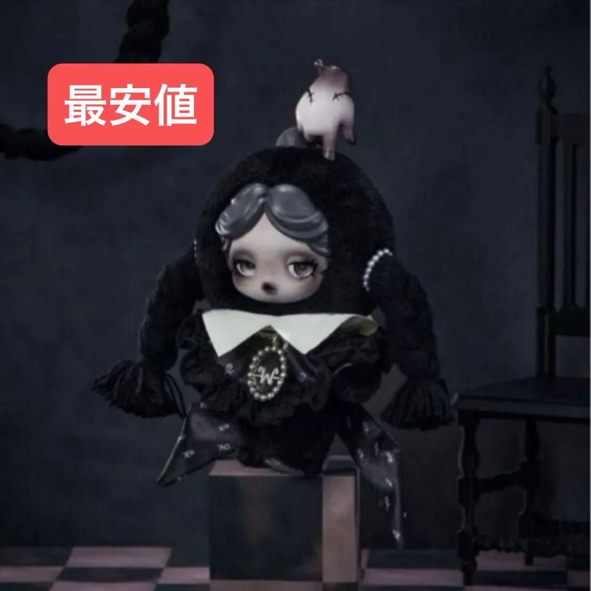 12月頭までには配送】最安値 POP MART SKULLPANDA × Wednesday