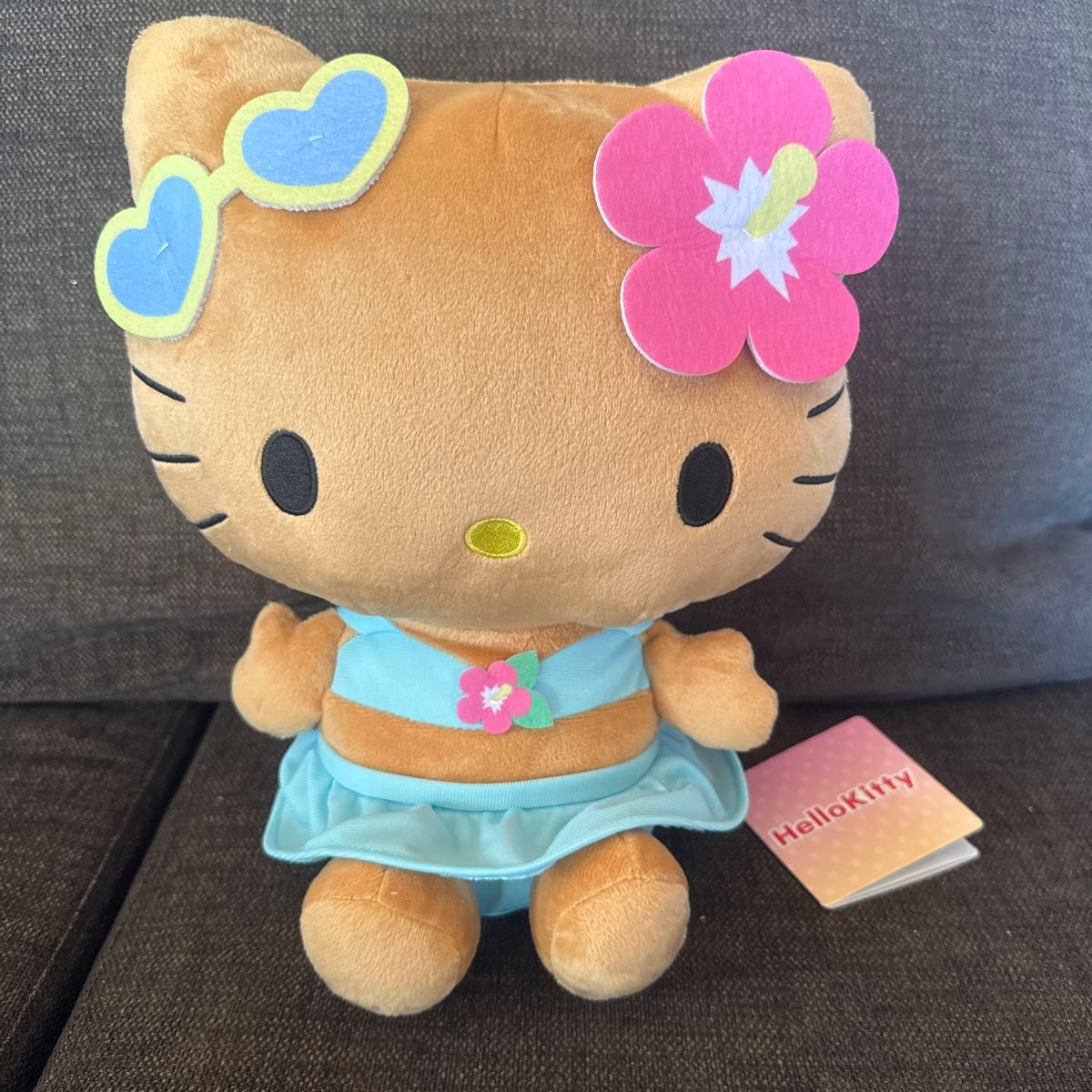 ハローキティ ぬいぐるみ 夏ver ハイビスカス サングラス 日焼けキティ