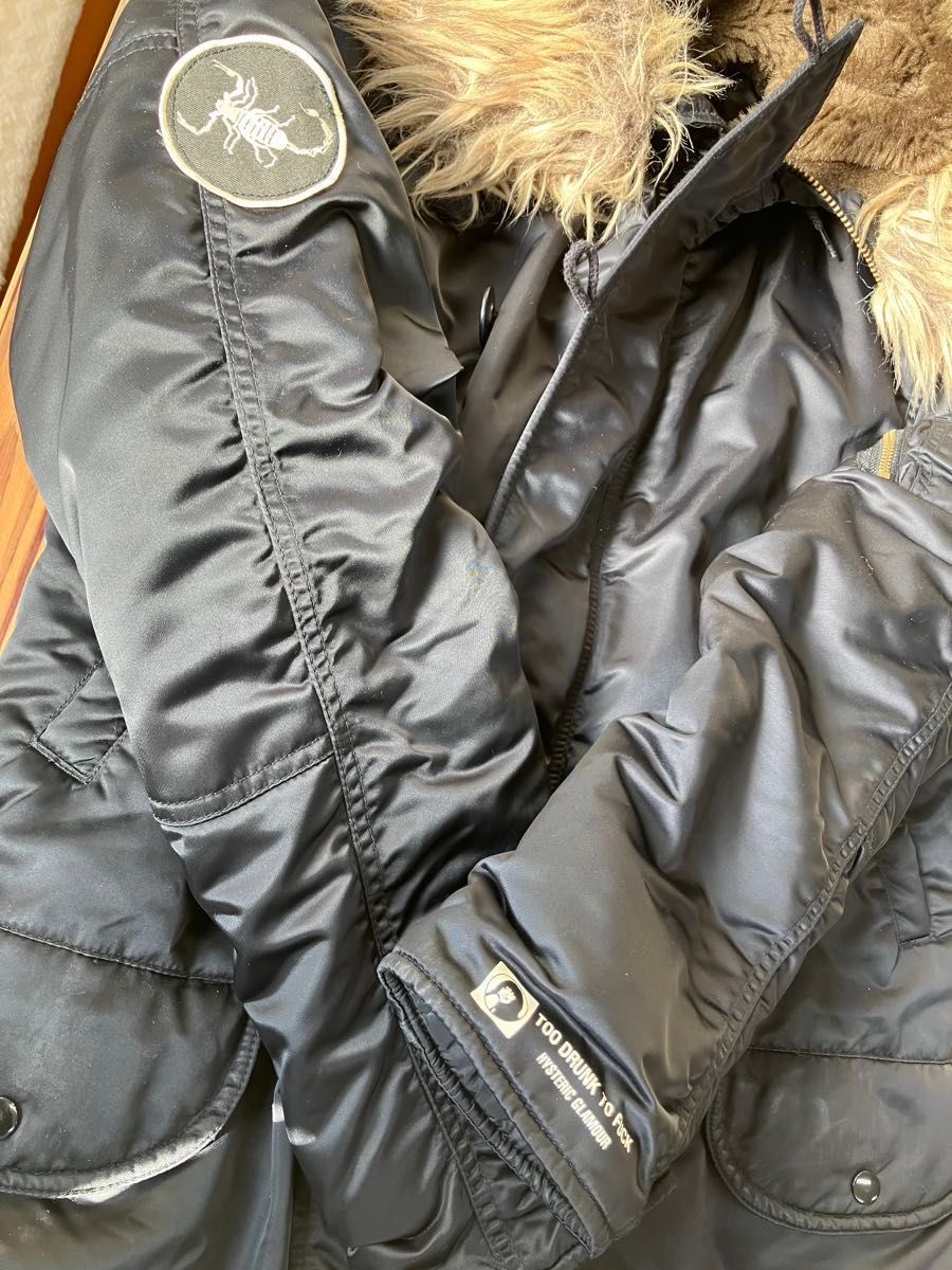 HYSTERIC GLAMOUR ヒステリックグラマー N-3B プリマロフト ジャケット