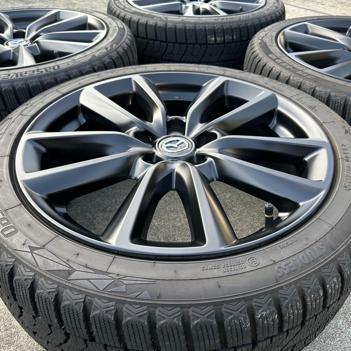 美品】MAZDA3純正オプションホイール（マットブラック）＋トーヨー