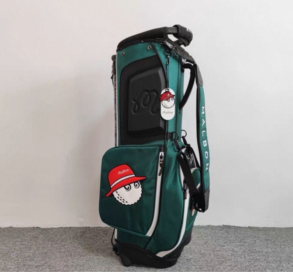 Malbon golf マルボンゴルフ キャディバッグ スタンドバッグ グリーン