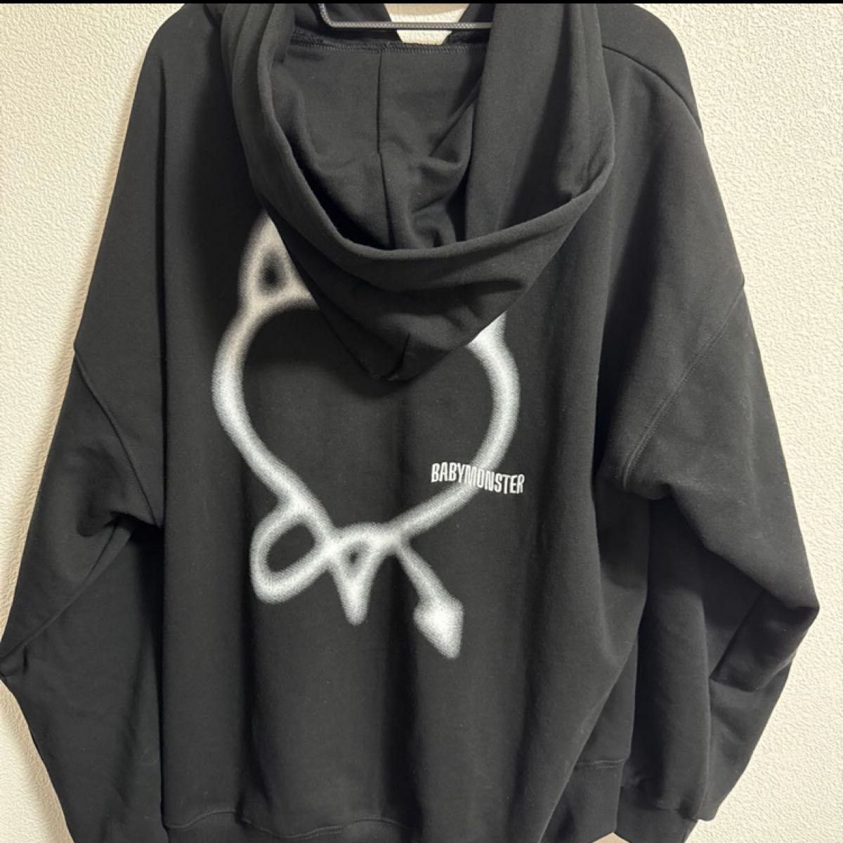 BABYMONSTER ジップフーディー ベビモン パーカー 黒 Mサイズ