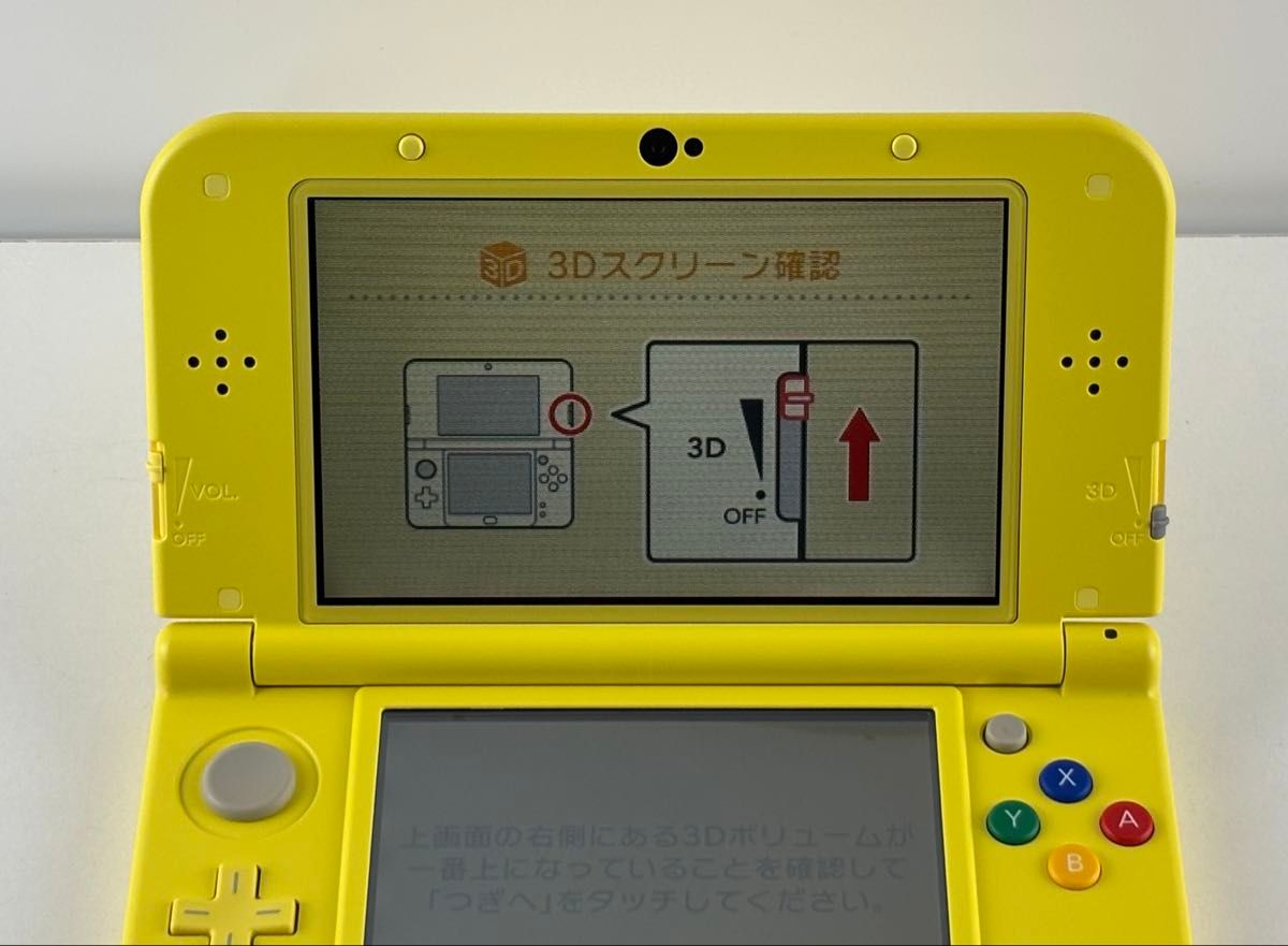 極美品 NEW 3DS LL ピカチュウ 本体 ニンテンドー スリーディーエス