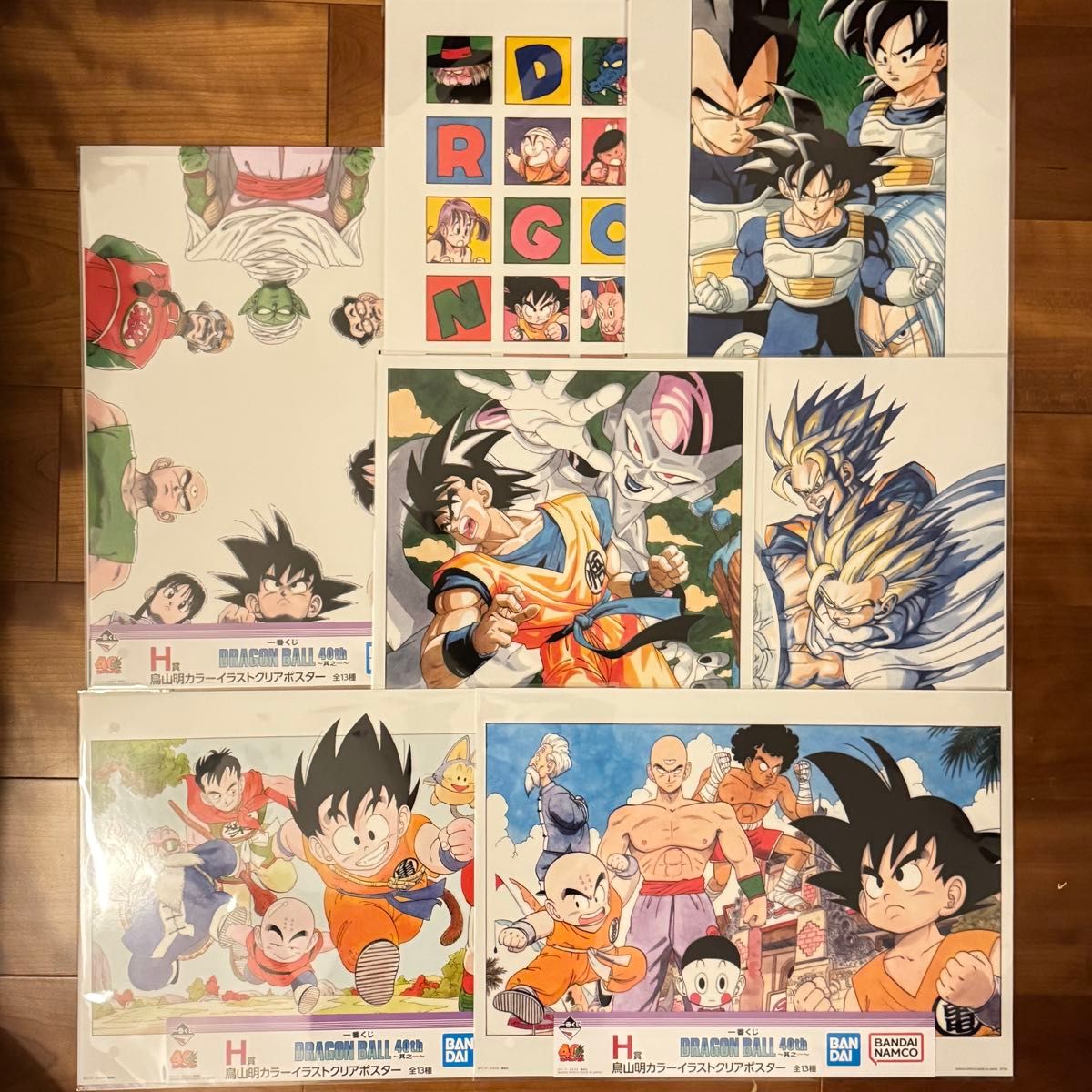 7種】一番くじ ドラゴンボール 40th 其之一 H賞 鳥山明カラーイラスト