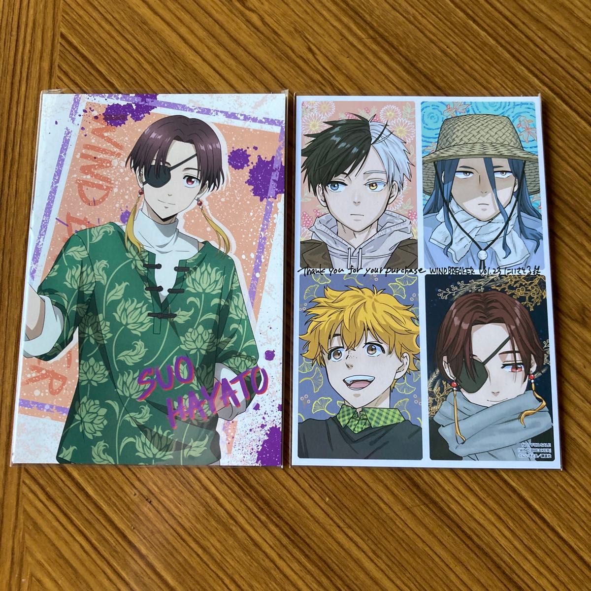 WIND BREAKER ウィンドブレーカー アニメイトフェア特典ポストカード