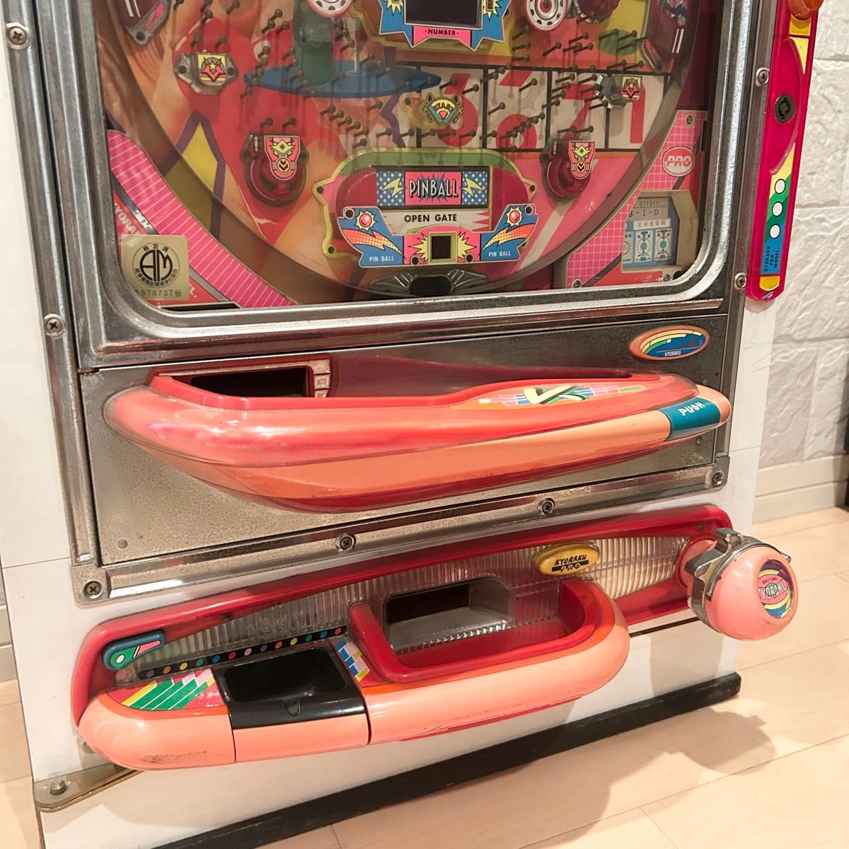 超激レア 京楽 ピンボール レトロパチンコ台 通電確認済み｜Yahoo