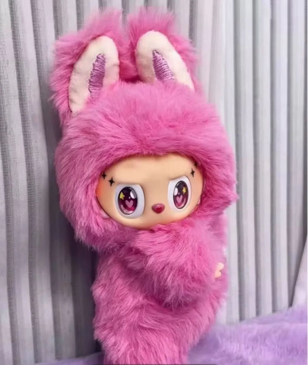 海外限定ジモモ ラブブ Zimomoカスタム ラフフ ピンク LISA ぬいぐるみ