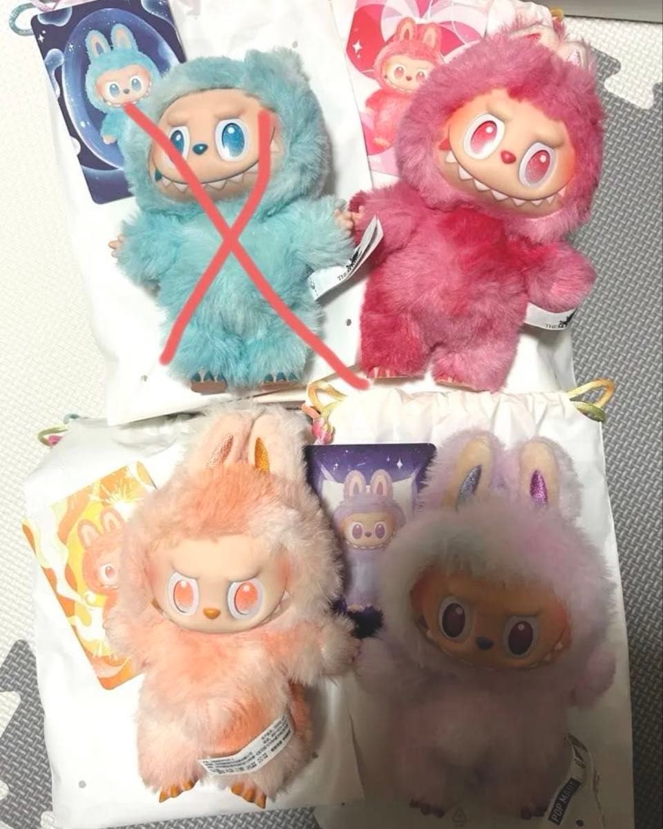 POPMARTBig into エナジーラブブLABUBU 正規品 3体セット ピンク