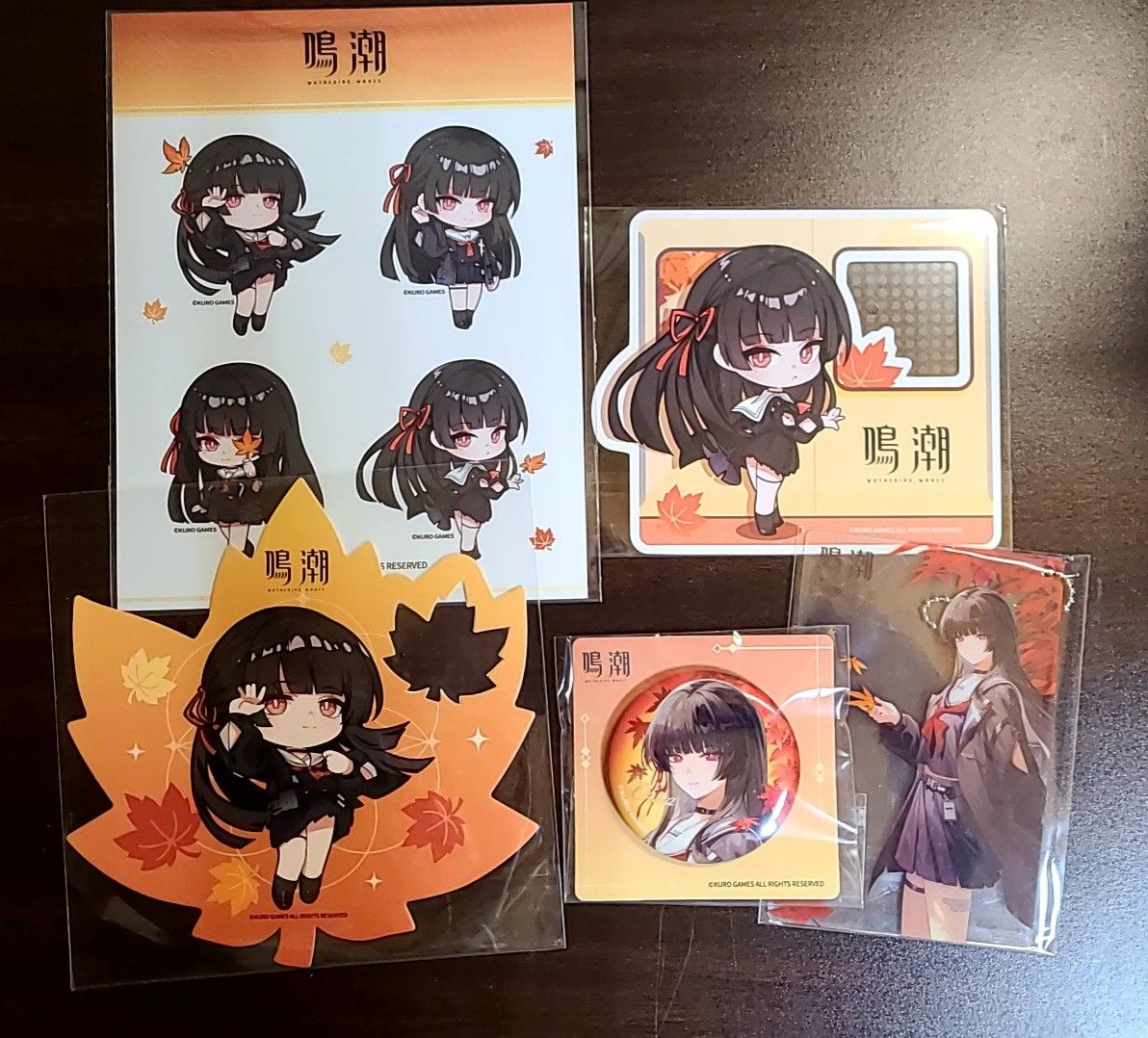 鳴潮 京都 京阪電車 コラボ スタンプラリー グッズセット全6点 千咲