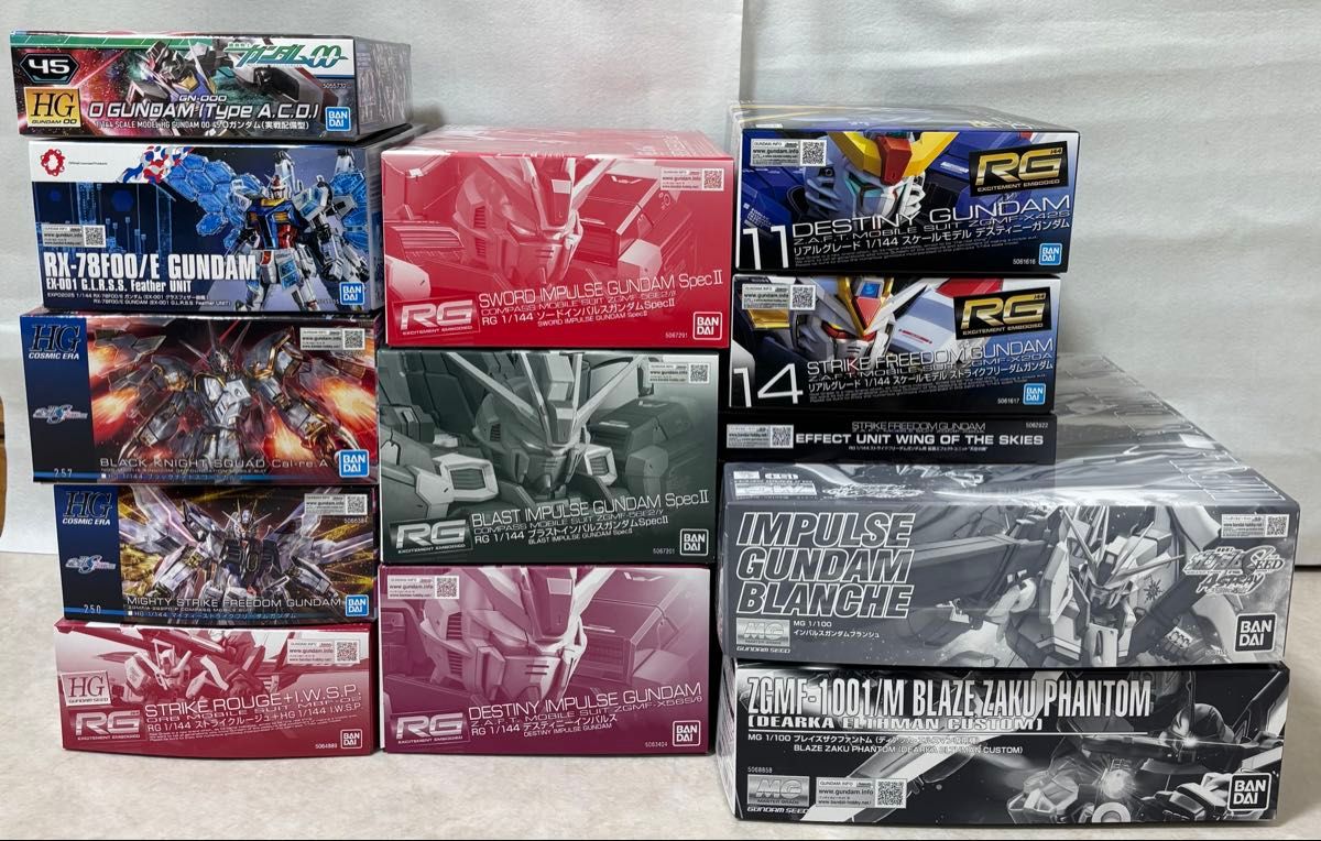 HG RG ガンプラまとめ売り RG HG ガンプラまとめ売り 三連休限定