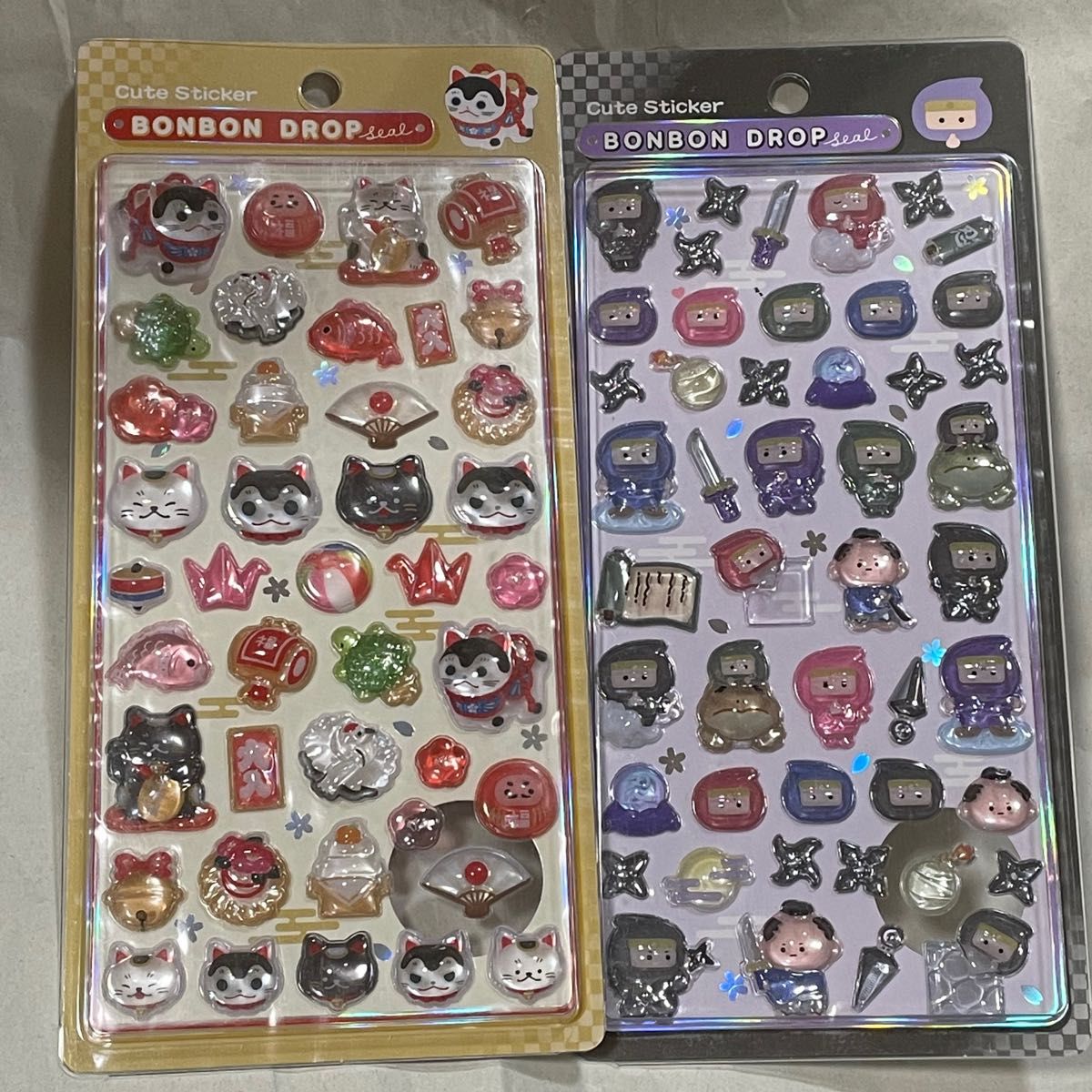 500円引き 本日最終お値下げ ボンボンドロップシール 忍者 侍 京都