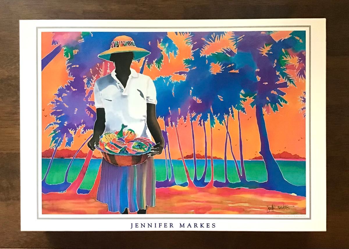 ジェニファーマークス 1000ピースパズル FISH FOR DINNER