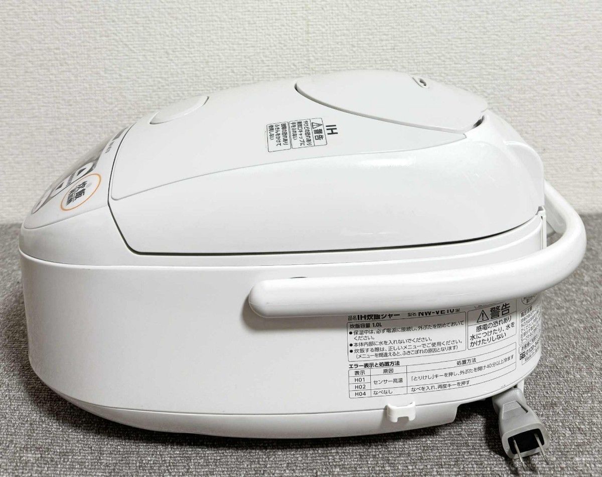 美品】象印 極め炊き IH炊飯ジャーNW-VE10 動作保証｜Yahoo!フリマ（旧