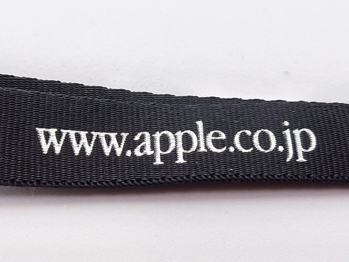 Apple（アップル） ロゴ入りネックストラップ ノベルティ 希少｜Yahoo