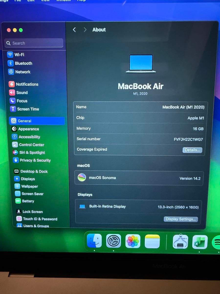 Apple MacBook Air M1 スペースグレイ 16GB US配列｜Yahoo!フリマ（旧