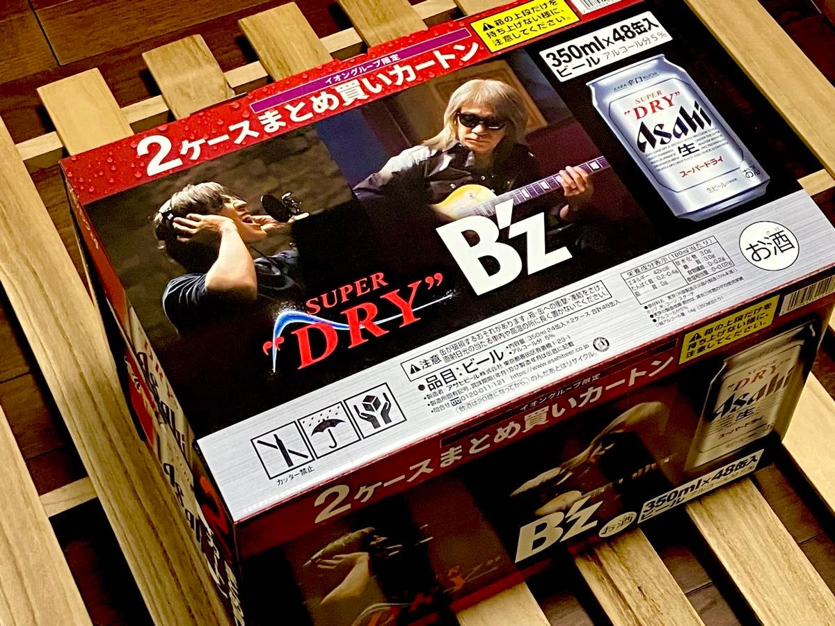 イオン限定 B'z パッケージ スーパードライ 2ケースまとめ買いカートン