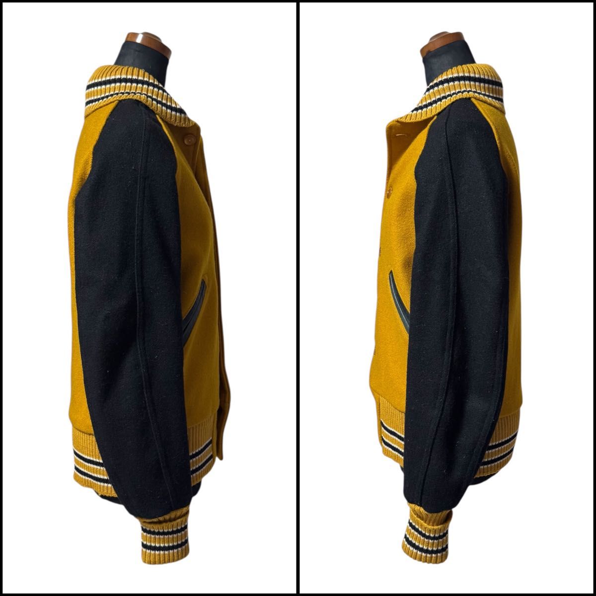 アメリカ製】SKOOKUM LETTERMAN スクーカム スタジャン メンズ32 XS