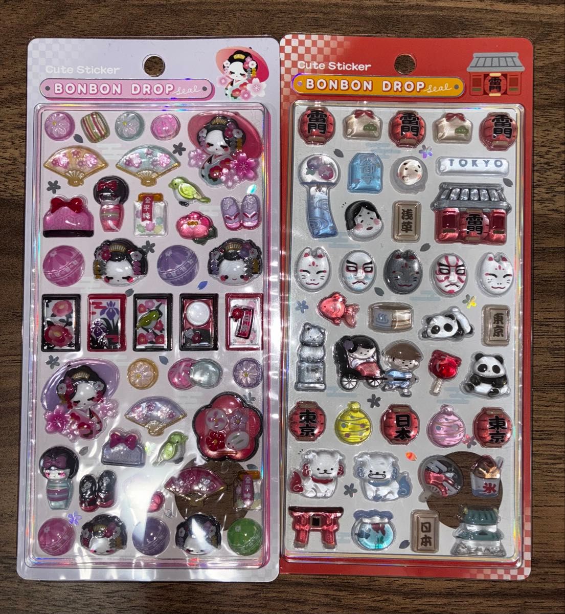 匿名発送 正規品 和柄・ボンボンドロップシール 富士山 東京観光 舞妓