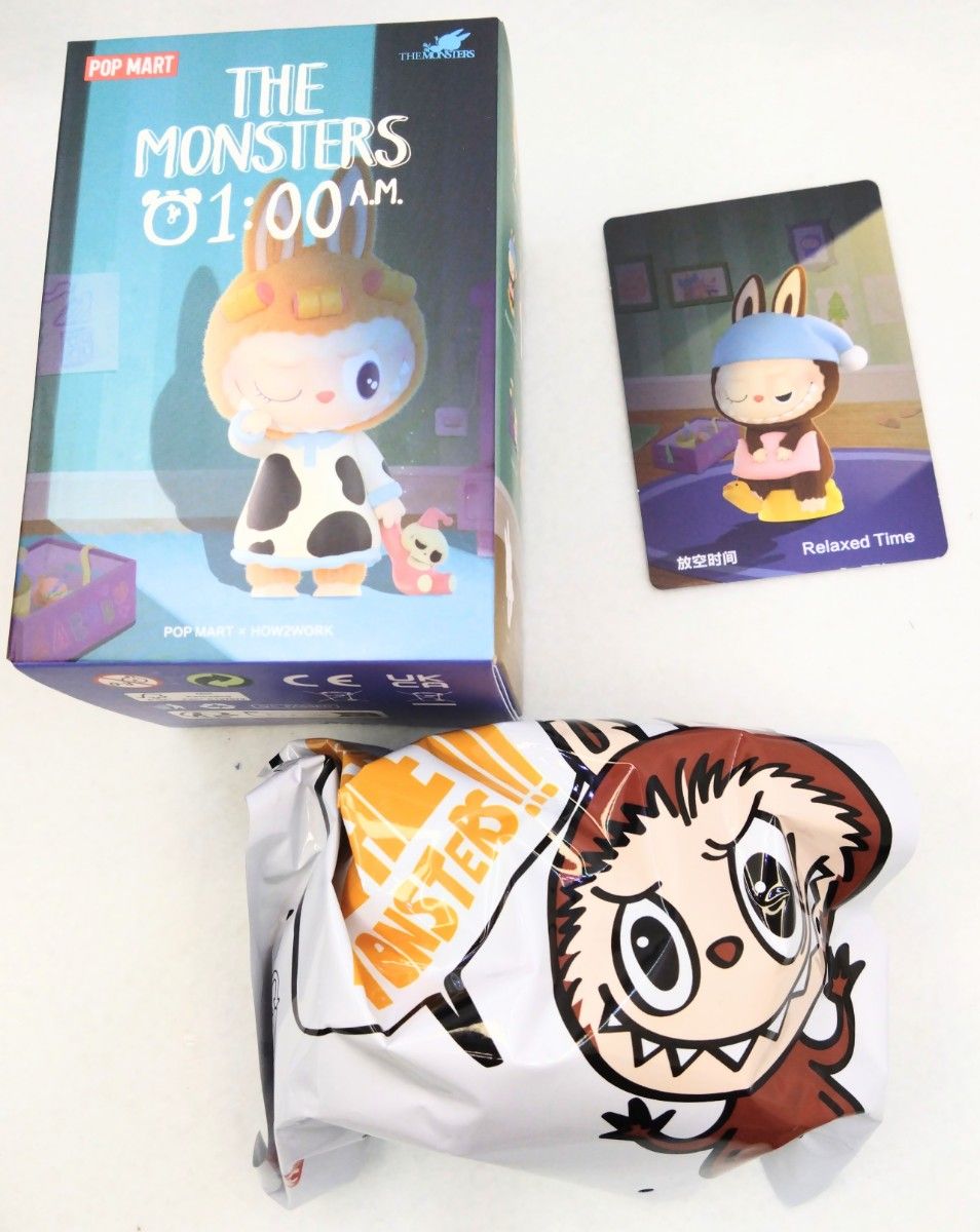 POPMART ポップマート THE MONSTERS 1 00 A M シリーズ Relaxed Time