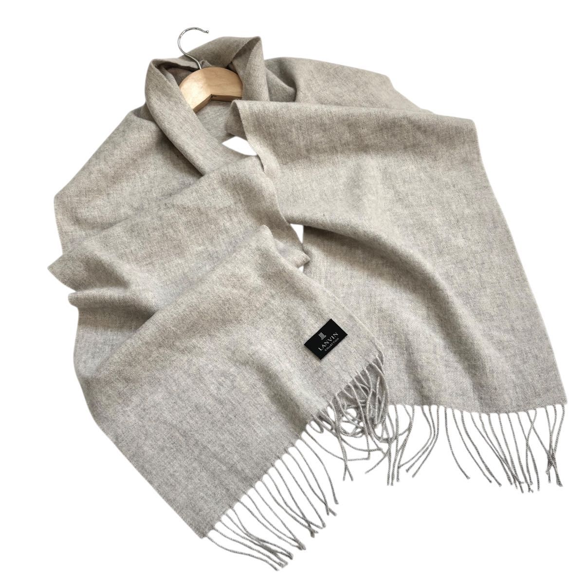 美品 カシミヤ100% Lanvin Collectionランバンコレクション マフラー