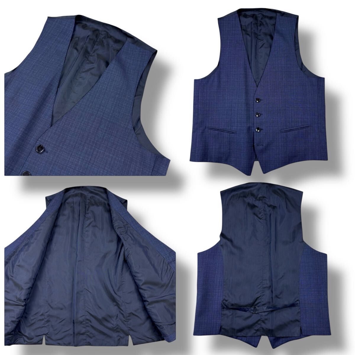 1円 良品 XL.LL~L ヒューゴボス HUGO BOSS × REDA Super110's