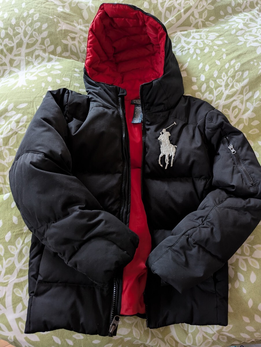 POLO RALPH LAURENラルフローレン ダウンジャケット ブラック黒裏