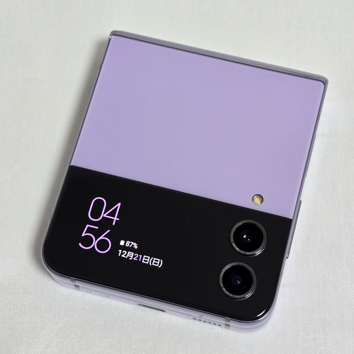 Galaxy Z Flip4【新品同様】SIMフリー 判定 デュアルSIM【SC-54C ボラ