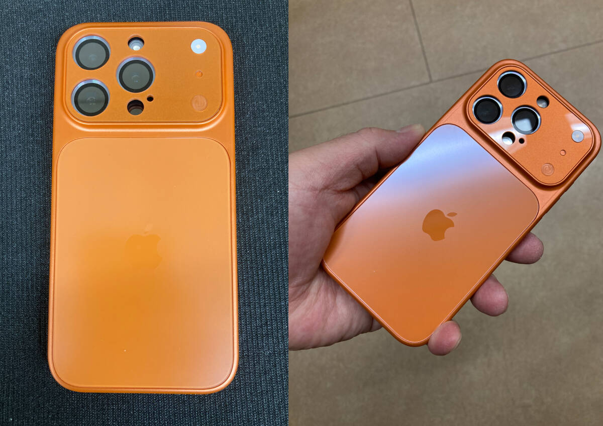 iPhone 14 Pro ケース 17Pro風カスタム オレンジ 新品開封品｜Yahoo