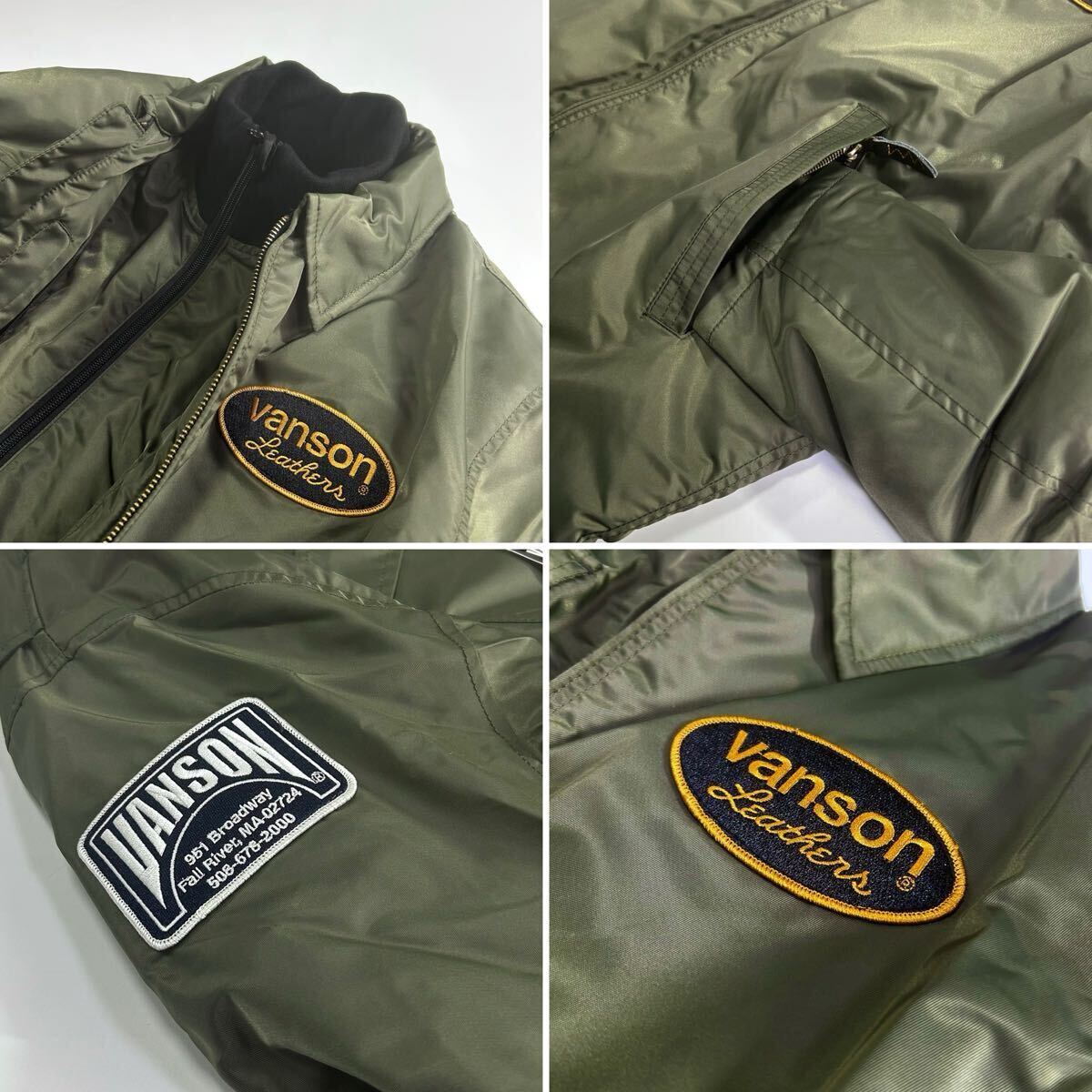 ☆特価 VANSON TVS2509W KH Mサイズ バンソン コーチジャケット