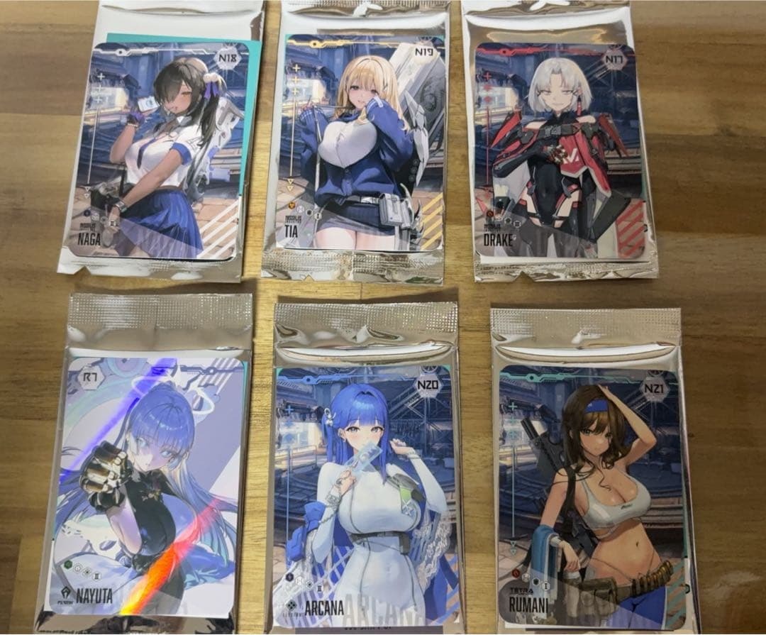 AGF 2025 韓国 限定 勝利の女神 NIKKE AR カード 6枚 ×3 AGF 2025 韓国