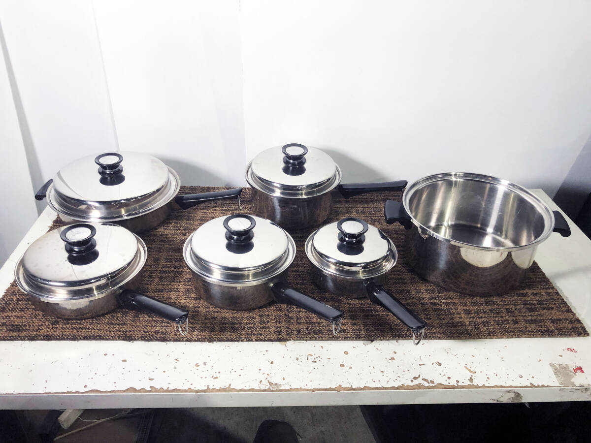 アムウェイ 両手鍋セット Amway アムウェイ 両手鍋 蒸し器付き