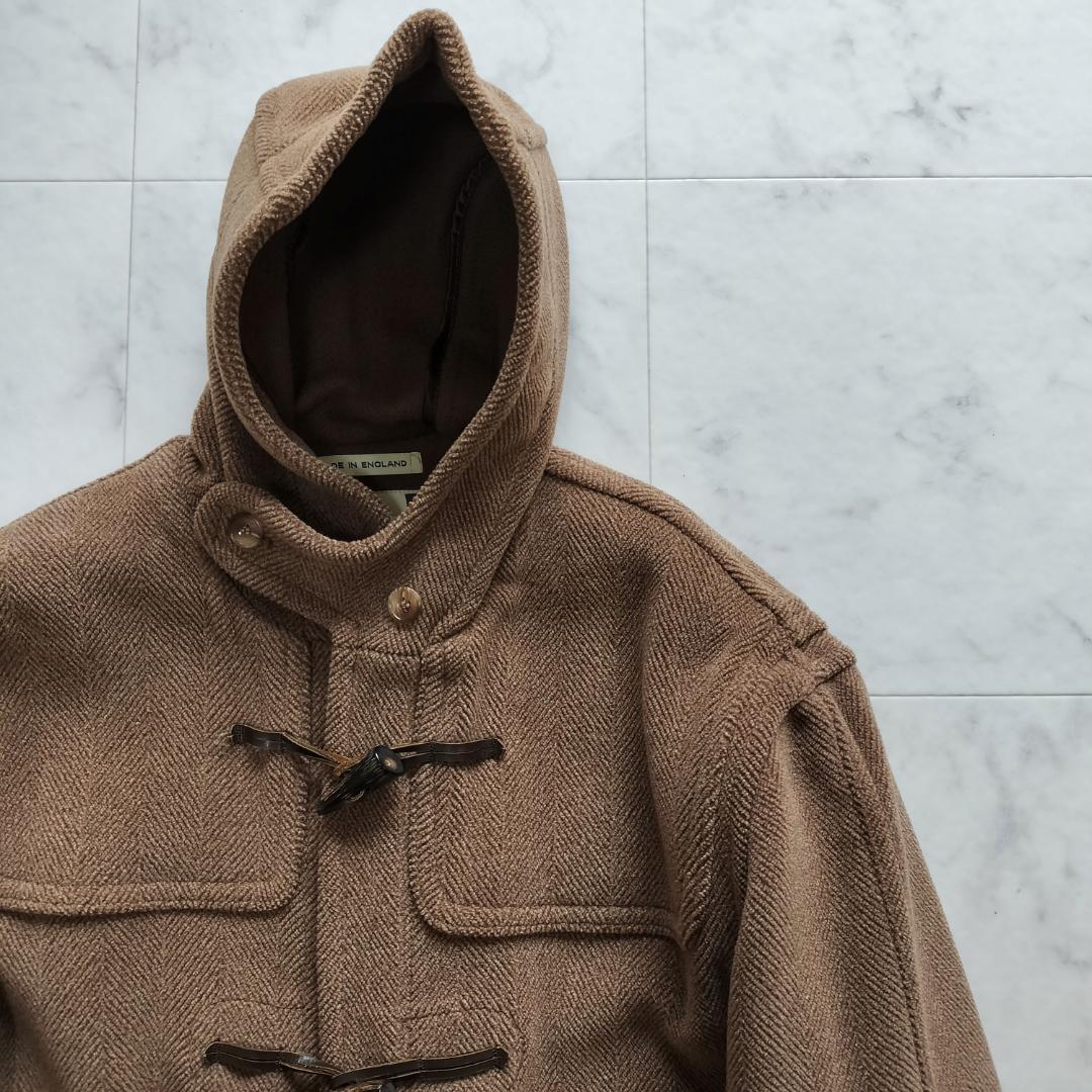 希少90sGloverall キングストンダッフルコート毛100% ヘリンボーン