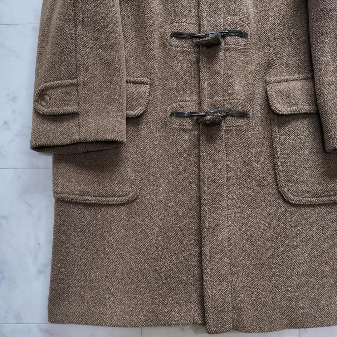 希少90sGloverall キングストンダッフルコート毛100% ヘリンボーン