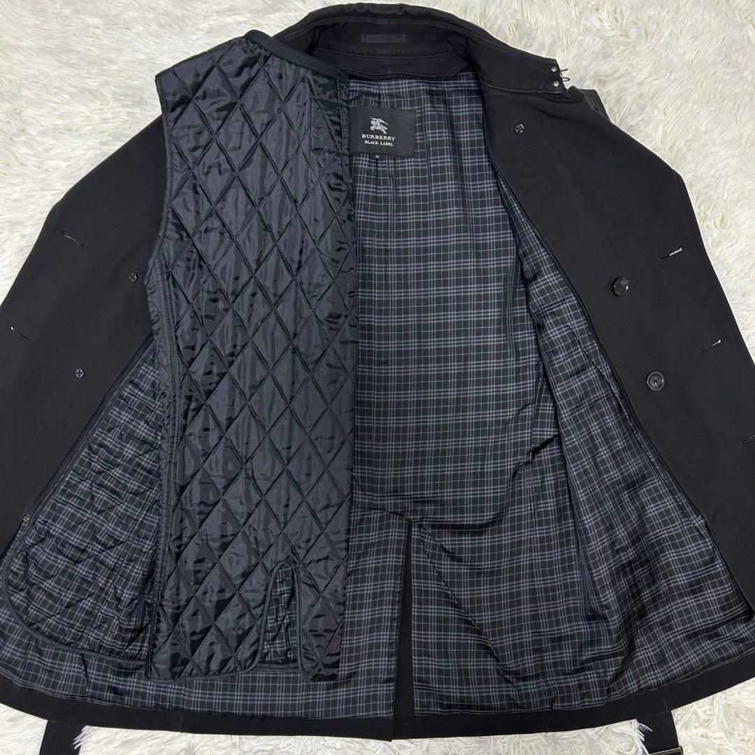 極美品/M】BURBERRY BLACK LABEL バーバリーブラックレーベル トレンチ