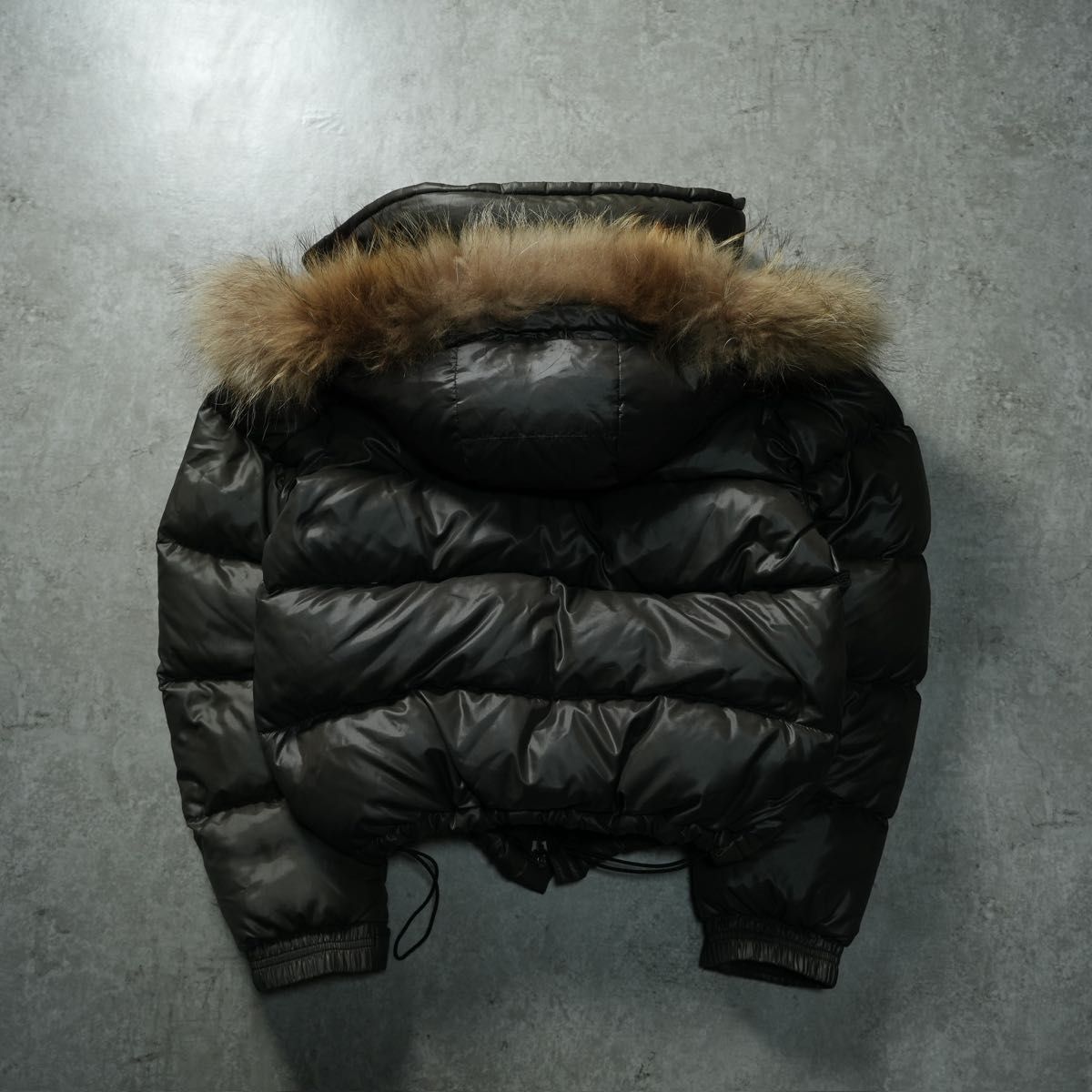 archive y2k others ダウンベスト 茶 ファー付き 短丈 平成ギャル y2k