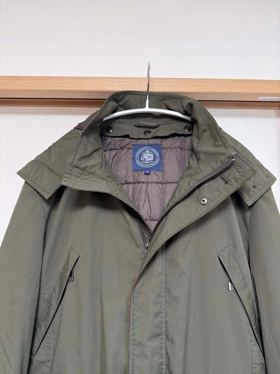 美品 ジェイプレス ロングモッズコート オリーブ 3way ライナー XL