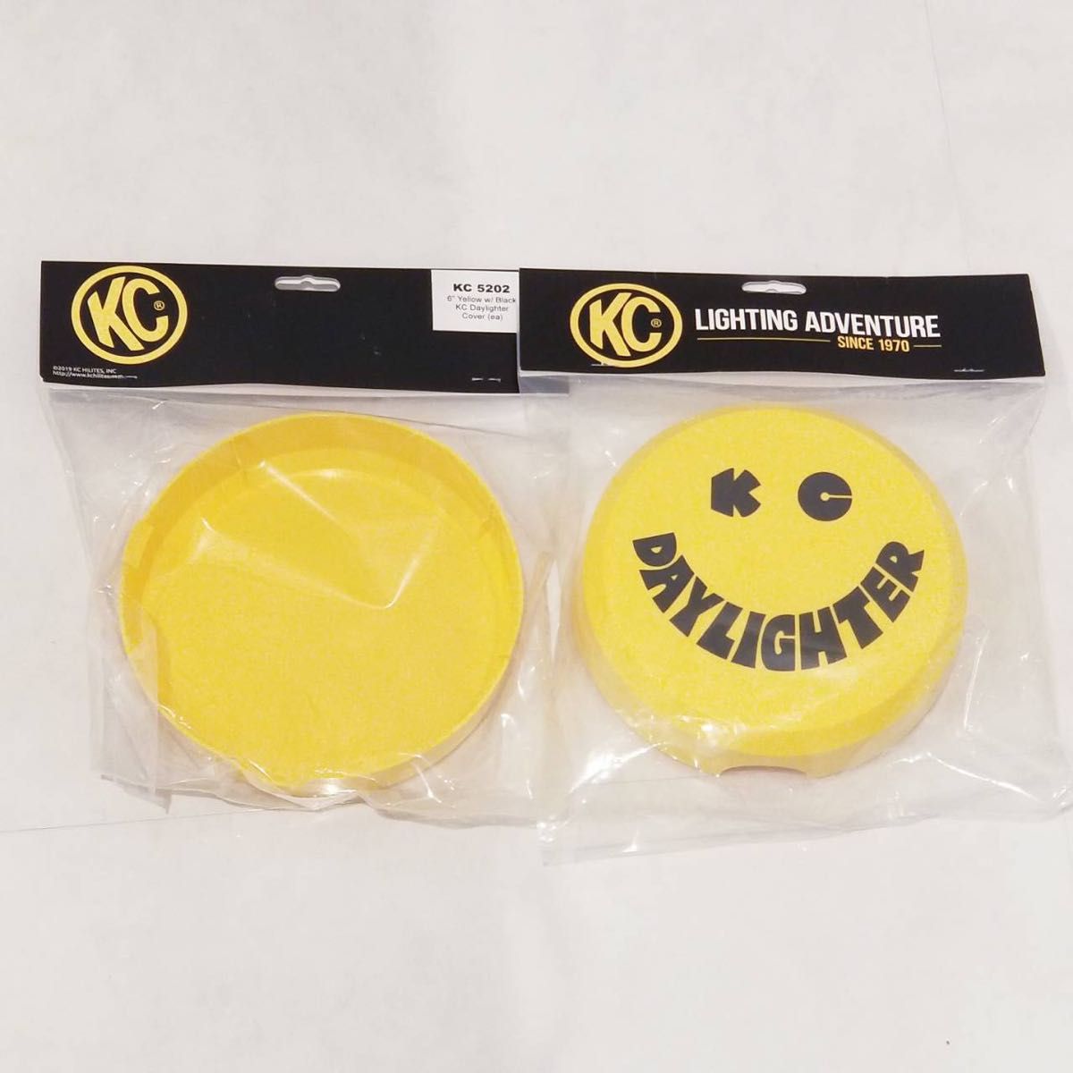 KC HILITES フォグカバー 汎用フォグランプ デイライター LED スマイル