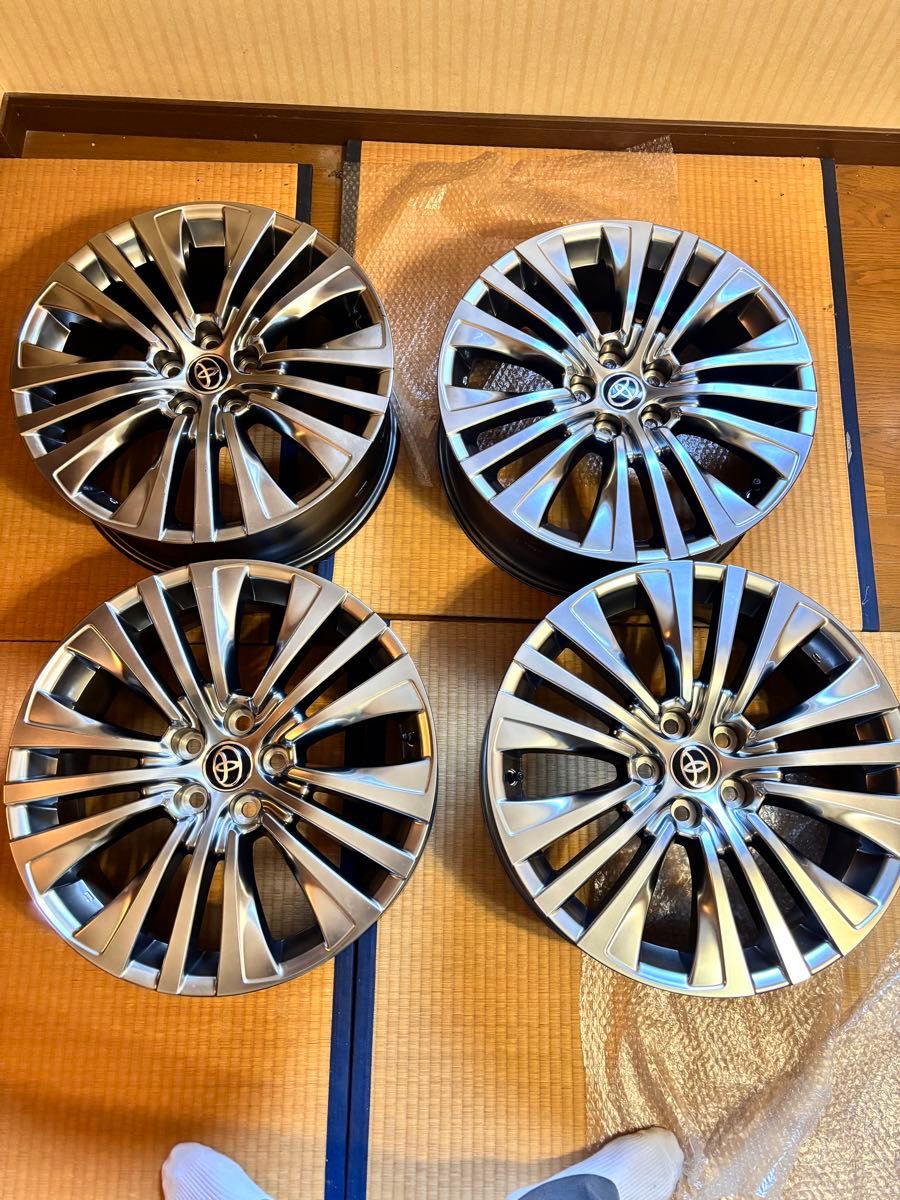 トヨタ 80系 ハリアー 純正 zアルミホイール 19インチ 4本セット