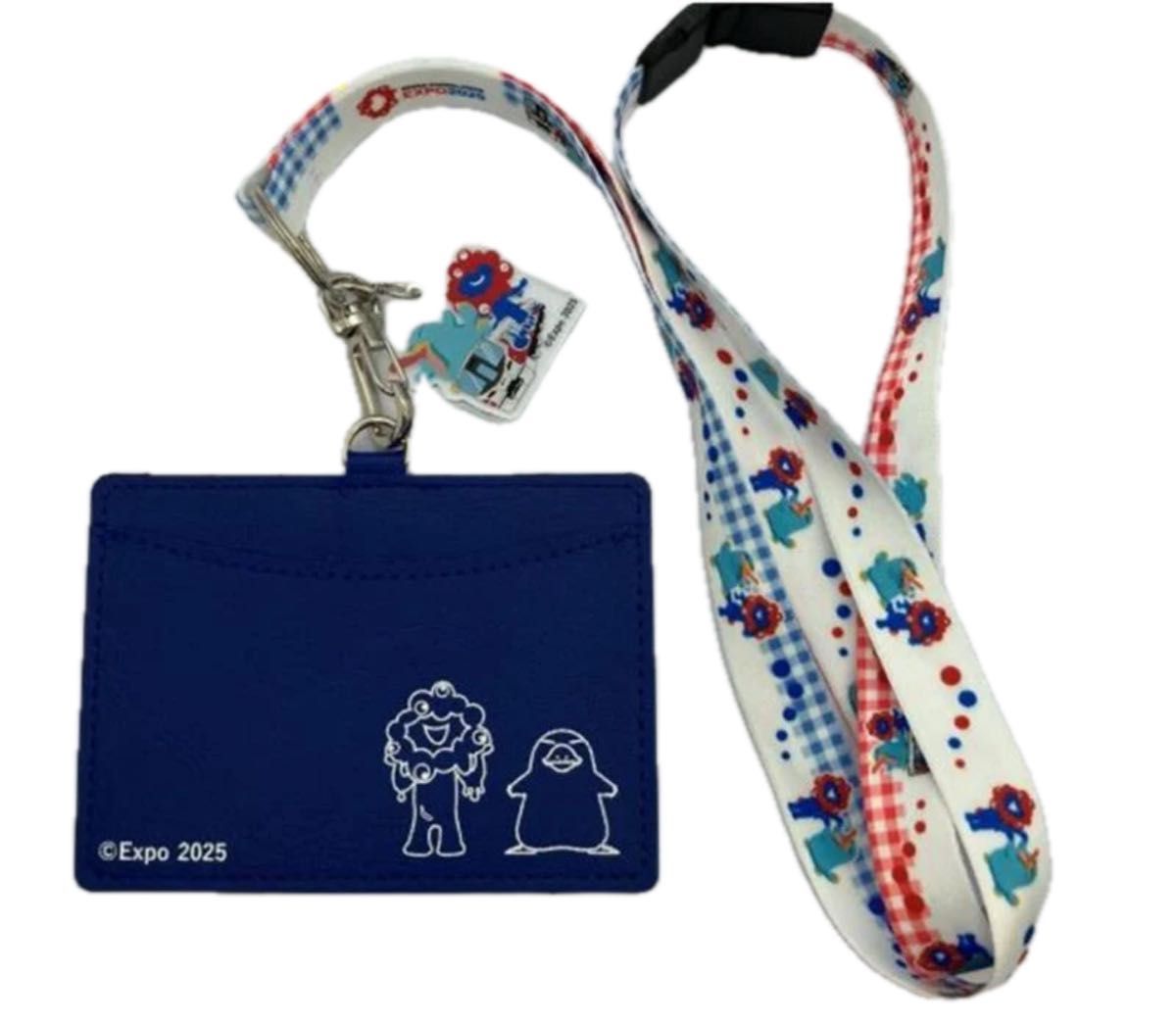 EXPO2025 ミャクミャク イコちゃん パスケース付きネックストラップ