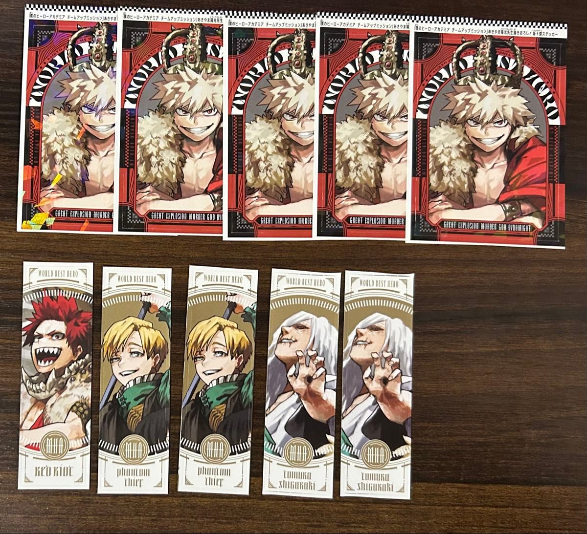 最強ジャンプ ジャンプGIGA ヒロアカ 新十傑 ホロステッカー｜Yahoo