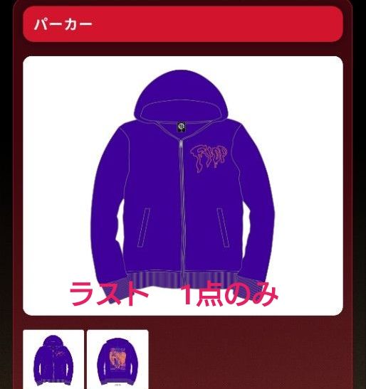 最終値下げ ラスト1点 B'z FYOP LIVE-GYM 2025 パーカー Lサイズ 新品