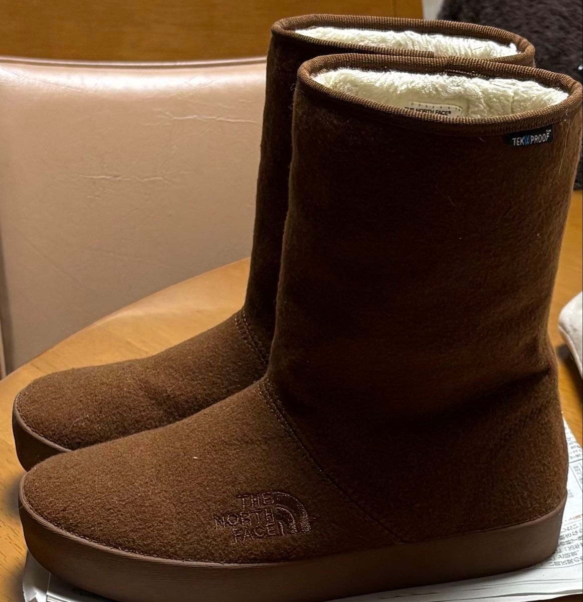 ノースフェイス ムートンブーツ ブラウン 24㎝｜Yahoo!フリマ（旧