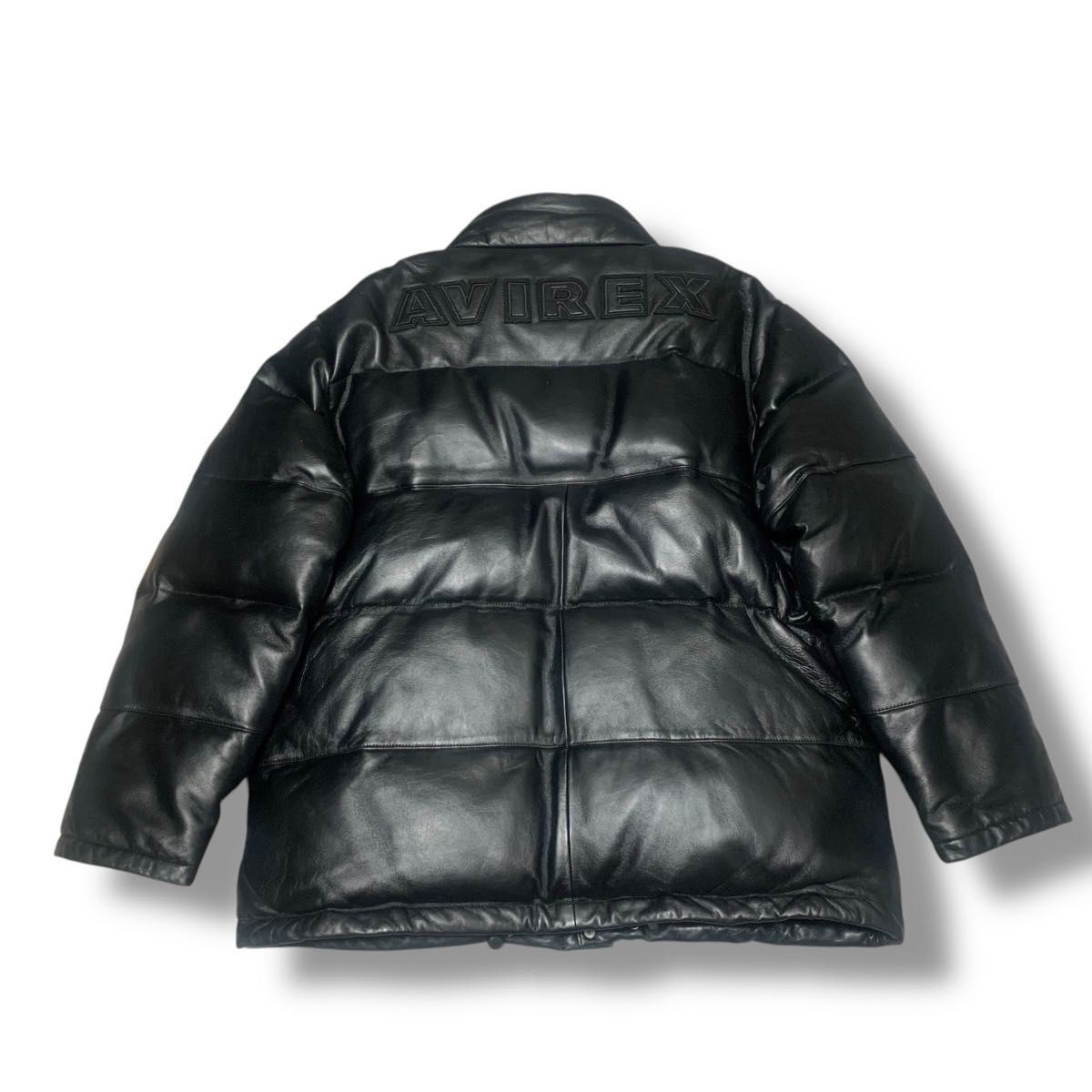 希少デザイン 美品 Lサイズ アヴィレックス AVIREX ダウン ジャケット