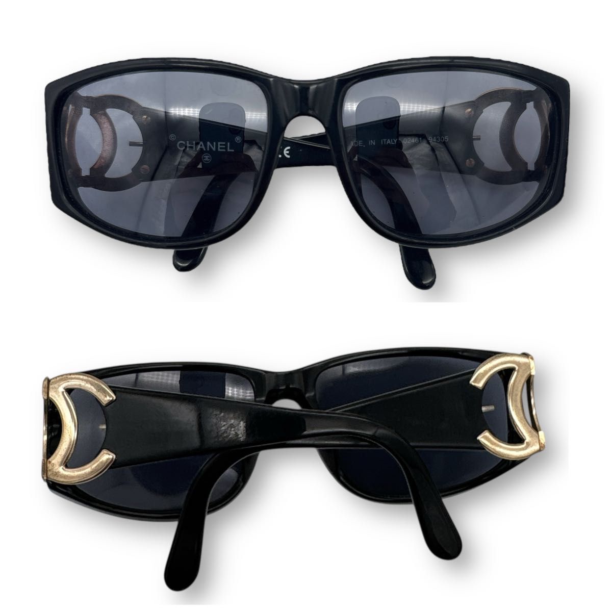 大人気モデル】CHANEL sunglasses 芸能人着用 BLACK 黒 シャネル