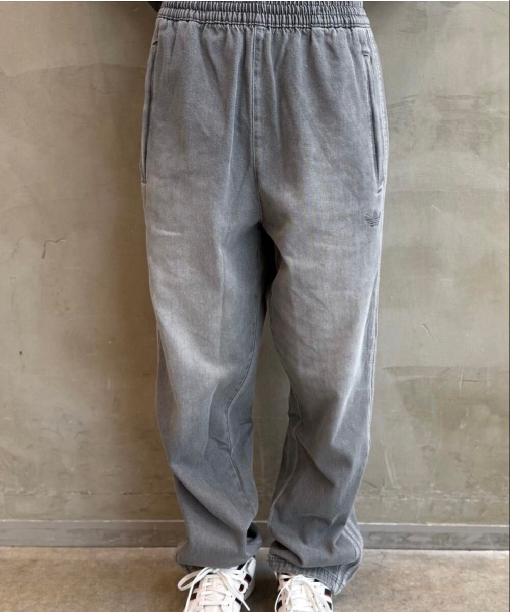 新品3XL】アディダス アディカラールーズトラックパンツデニムadidas
