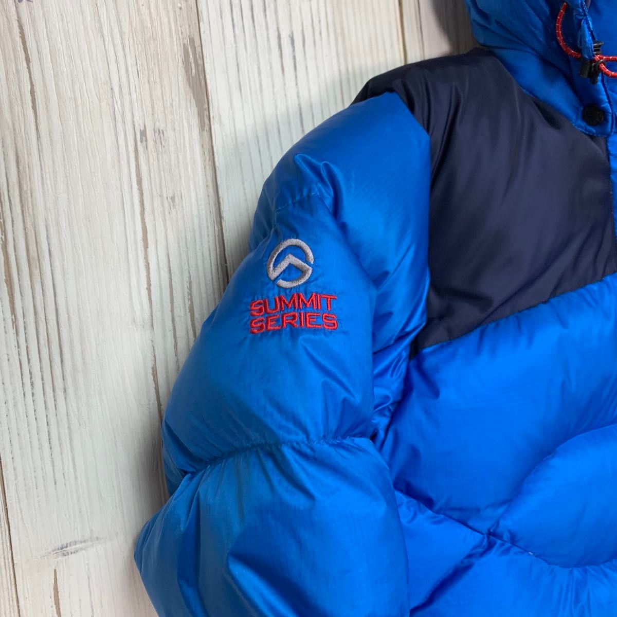 ザノースフェイス ローツェ ダウンジャケット サミット メンズ M 青