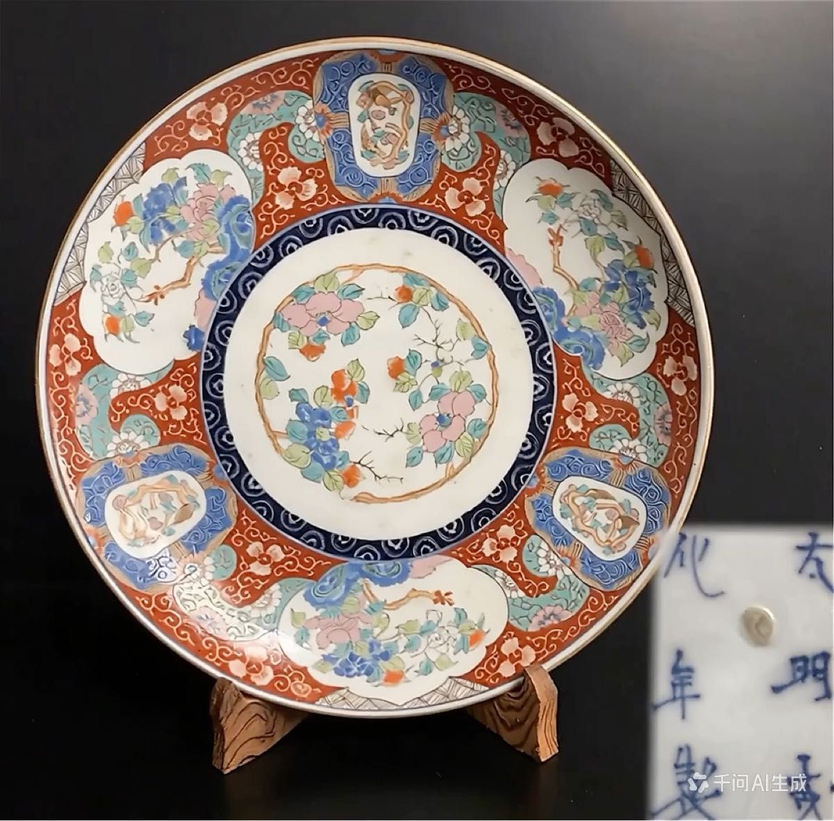 蔵出し 古伊万里 大皿 鯉柄印判皿 高台裏文字有…No 1｜Yahoo!フリマ