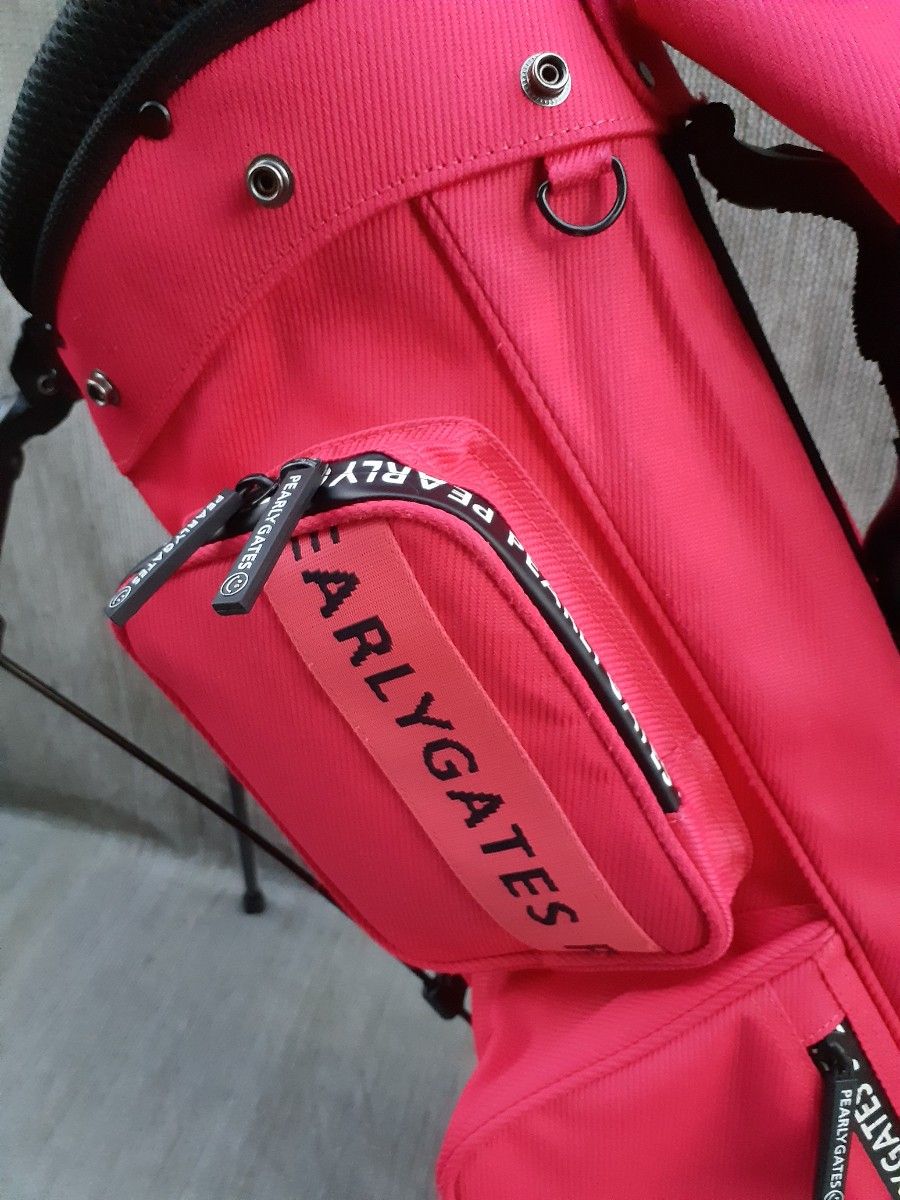 パーリーゲイツ 軽量 スタンド式 キャディバッグ ピンク系｜Yahoo